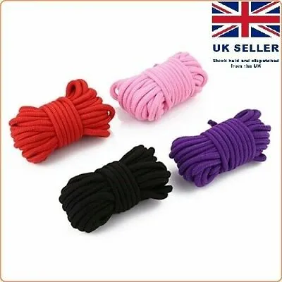 5M Japanese Silk Bondage Rope Soft Touch Sexy Toy Tie Up Fetish Restraint • £5.99