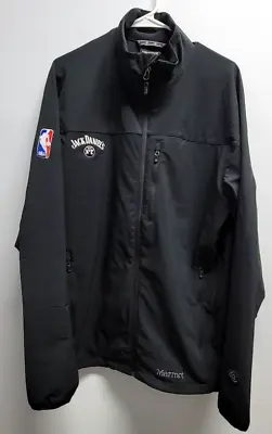 Marmot Tempo Jack Daniel's Softshell NBA Warmup Jacket Black Men's XL • $49.99