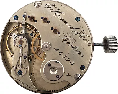 Antique N Size E. Howard Series IV / 4 Mechanical Hunter Pocket Watch Movement • $165