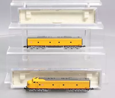 Life Like 7835 N Scale Rock Island E8/9 Diesel Locomotive A&B Units #7835 EX/Box • $141.39