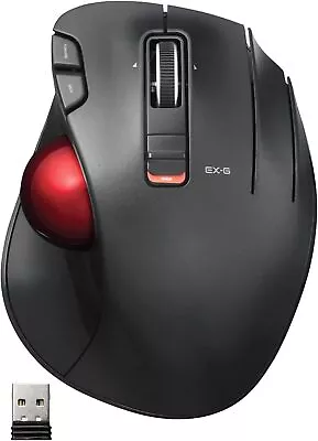 Elecom EX-G Right-Handed Trackball Mouse 2.4GHz Wireless Thumb Control With • £46.46