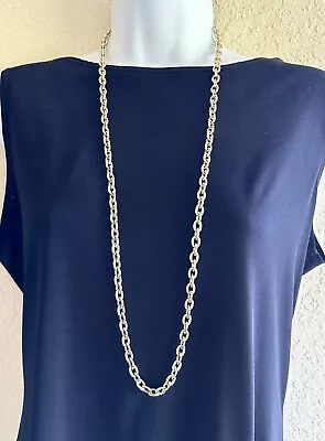 Sarah Coventry Long Chain Necklace Gold Tone 36 Inch Classic Vintage • $9.99