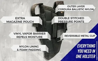 $29.95 • Buy Pro-Tech Outdoors Gun Holster Fits Smith & Wesson M&p Sigma 9mm 40V Side Holster