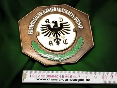 ADAC Badge Old German Car Grille Plaque Plakette VW Mercedes BMW Porsche #481 • $70