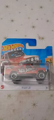 Hot Wheels 2023 '73 Jeep J10 [Orange] Short Card 3/10 Baja Blazers • $4