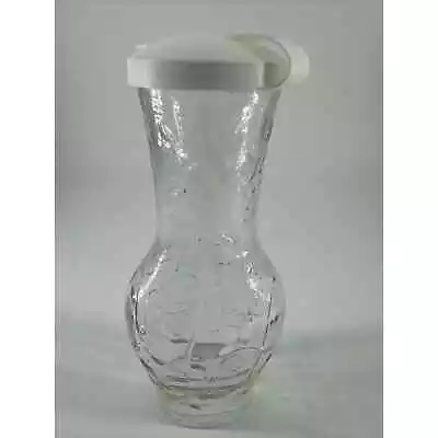 Vintage Good Seasons Salad Dressing Vine Embossed Glass Cruet Shaker Bottle &Lid • $8.96