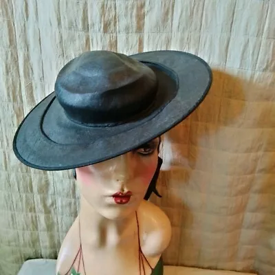 30s 40s Tilt Vintage Hat Erlebacher Vtg￼ • $8.99