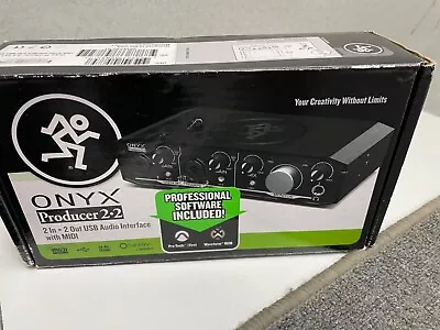 Mackie Onyx Producer 2.2 - 2 X 2 Usb Audio Interface With Midi • £69.99