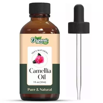 Organic Zing Camellia 100% Pure & Natural Carrier Oil - {30ml/1.01 Fl Oz} • £8.58