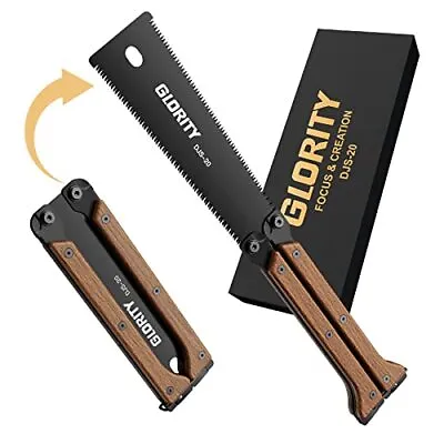 Japanese Pull Saw Foldable GLORITY 140mm Hand Saw With Double Edges Of 13/14 • £16.99