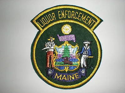 Maine State Liquor Enforcement Patch • $6.50