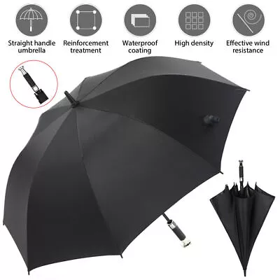 Premium Quality Umbrella Large Windproof Automatic Deluxe Strong Stormproof NEW • £8.59