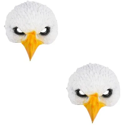 £14.11 • Buy  2 Pack Eagle Mask Bird Party Cosplay Props Animal Costume The Man