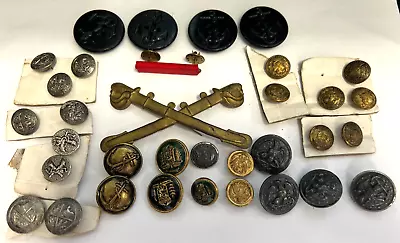 Lot Of Misc. Military Pins And Buttons • $4.99