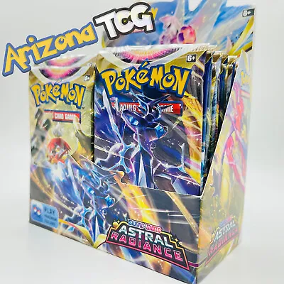 $44.99 • Buy 10 Astral Radiance Booster Pack Lot - From Factory Sealed Pokemon Booster Box