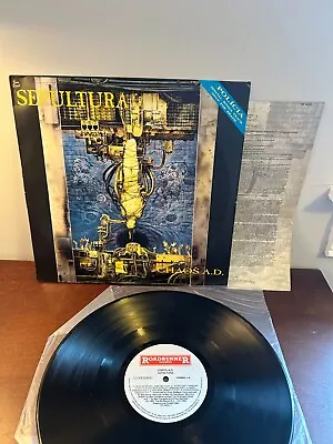 SEPULTURA Chaos A.D. Brazil 1993 Original Vinyl LP Heavy Metal RDP Rare Thrash • $94.99