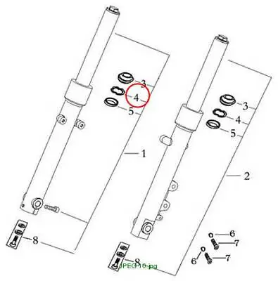 SFM / Sachs | Mad Ace 125 | P4064905001004120 Ring • $11.09