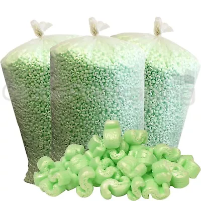 45 Cubic Foot Of Pelaspan S Shape Flopak Loose Fill Packing Peanuts • £94