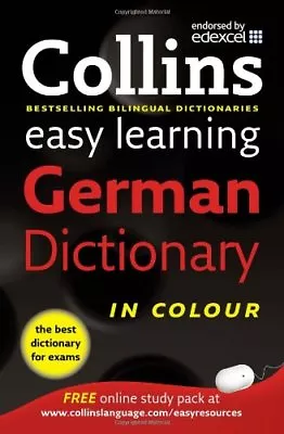 Collins Easy Learning - Collins Easy Learning German Dictionary .9780007331505 • £3.29