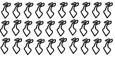 1965 - 73 Ford Mustang 30-Piece Door Panel Clip Set -- For Both Sides Of Car • $18.49