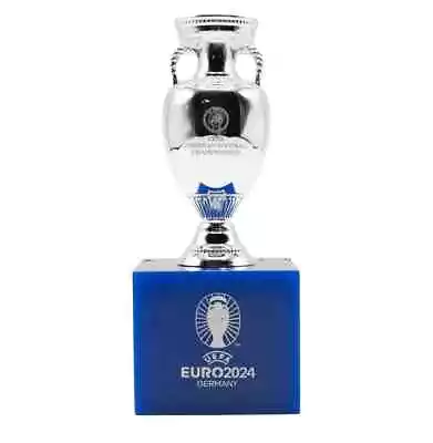 Official UEFA Euro 2024 3D Mini Replica Trophy On Pedestal • $68.37