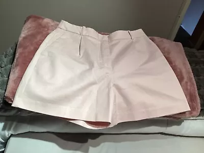 Womens Zara Tailored Pink Shorts Size M. • £14.99