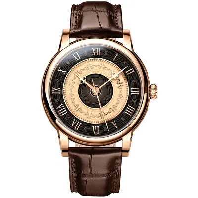 LOBINNI Mens Automatic Watches Luxury Watch Mechanical Wristwatch Carved Dial • $209