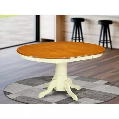 Kenley  Single  Pedestal  Oval  Dining  Table  42 X60   With  18   Butterfly... • $372.36