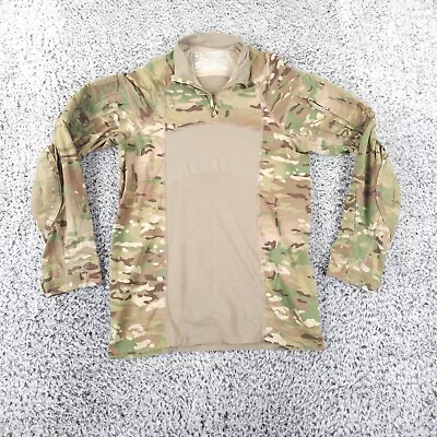 OCP Combat Shirt Men Size Medium Multicam Flame Resistant 1/4 Zip Long Sleeve • $34.95