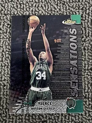 1999-00 Topps Finest ~ Paul Pierce ~ Sensations ~ 127 ~ Celtics • $0.99