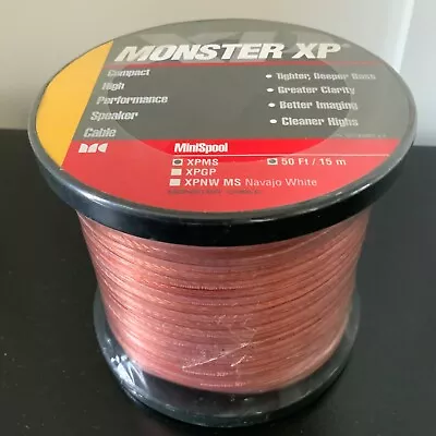 Monster XP XPMS MiniSpool Compact High Performance Speaker Cable 50ft / 15m New • $37.99