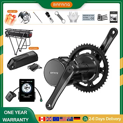 Electric Bike BAFANG 48V 750W BBS02B Mid Drive Motor Conversion Kit 20Ah Battery • $465.63