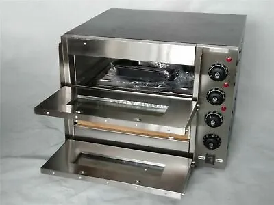 Brand New 3000W 110V Double Deck Pizza Oven Commercial Ceramic Stone #D1 • $940.60