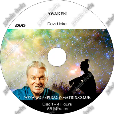 AWAKEN - DAVID ICKE  [2 DVDs  - 4h 55m / 4h 37m] • £10.95