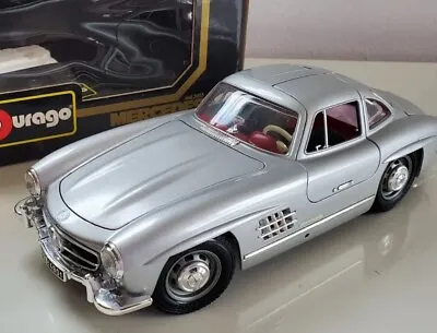 BBURAGO - 1954 Mercedes-Benz 300 SL - Die Cast - 1:24 Scale - DDA292 • $35