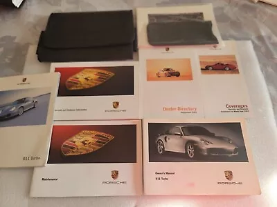 2002 Porsche Carrera 911 996 Turbo Owners Manual SET OEM Original • $269.99