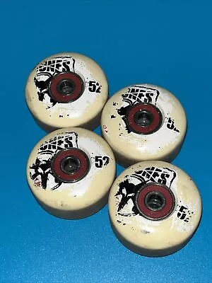 Bones Skateboard Wheels With Bones Bearings  Skate Wheel Combo • $25