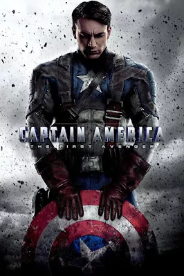 Captain America Poster Or Canvas Picture Art Movie Car Game Film A0-A4 • £24