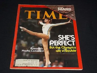 1976 August 2 Time Magazine - Nadia Comaneci Cover - L 10840 • $49.99