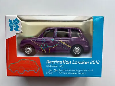 Corgi London Olympics 2012 Collectors Taxi Cab Car Badminton Logo New In Box • £8