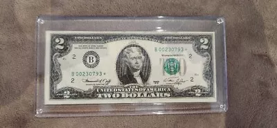 1976 2 Dollar Bill Star Note B00230793* Rare Low Serial Number Misalignment  • $1499