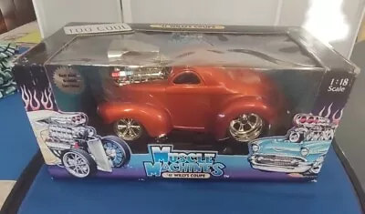 41 Willys Coupe Orange Muscle Machines 1:18 Scale • $19.99