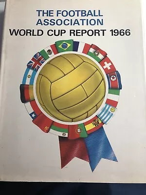 The FA World Cup Report 1966 ORIGINAL BOOK Signed By SIR GEOFF HURST *PROOF* • £150