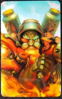 $4 • Buy TORBJORN Overwatch Sticker Card ID Bank Game Party Loot Kids Decal PC Skate