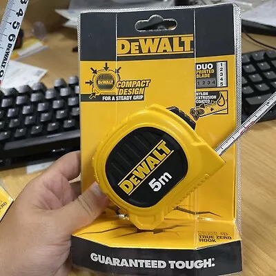 DEWALT Measuring Tape With Unique Double Sided Measuring Scale. • £23.16