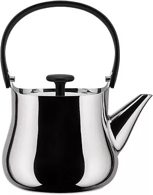 Alessi Cha Kettle - Naoto Fukazawa Design Silver Induction 18/10 Stainless Steel • $397.85