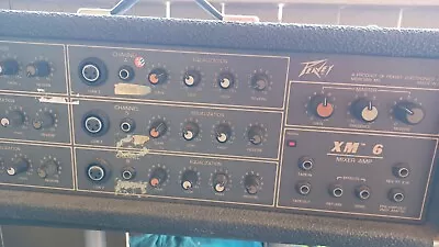 Vintage Peavey XM 6 Mixer Amplifier Amp Series 300 EH USA Very Nice !! • $99.49