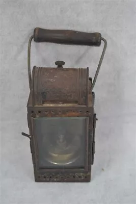 Antique Lantern Lamp Hang Carry Fluid Oil Germany Side Open  19th C Original • $225