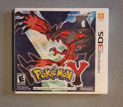 Pokemon Y - Nintendo 3DS - Genuine Authentic Case & Manual Only • $19.99
