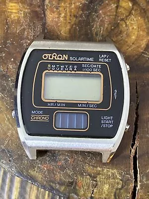 Otron Solartime Men´s Wristwatch 70s Made In Korea To Restore Or Parts #3892 • $39.90